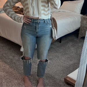 American Eagle Outfitters Light Blue Relaxed Jeans